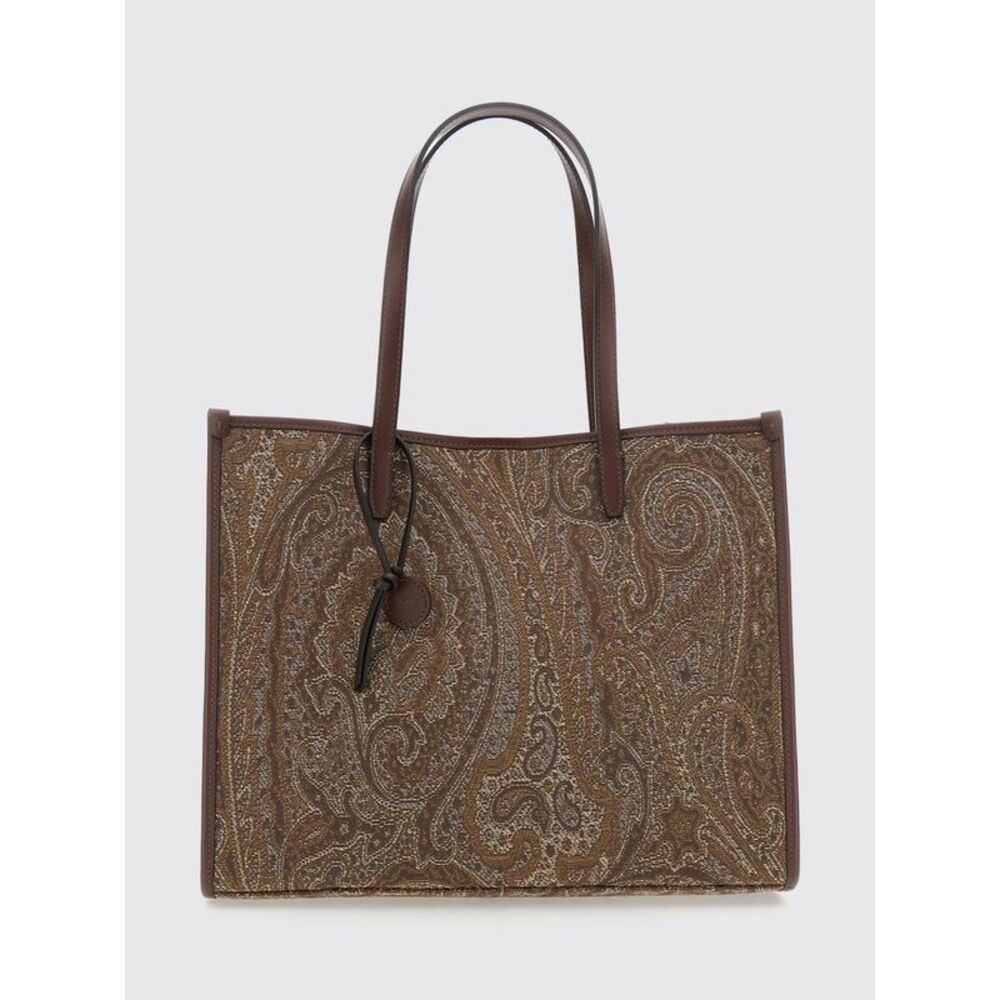 Etro Women Etro Large Love Trotter Paisley Jacquard Cotton Tote Bag